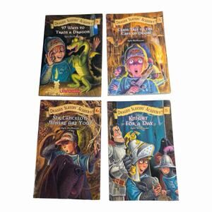 Dragon Slayers' Academy Books Lot of 4 by Kate McMullan Paperbacks # 3, 5, 6, 9